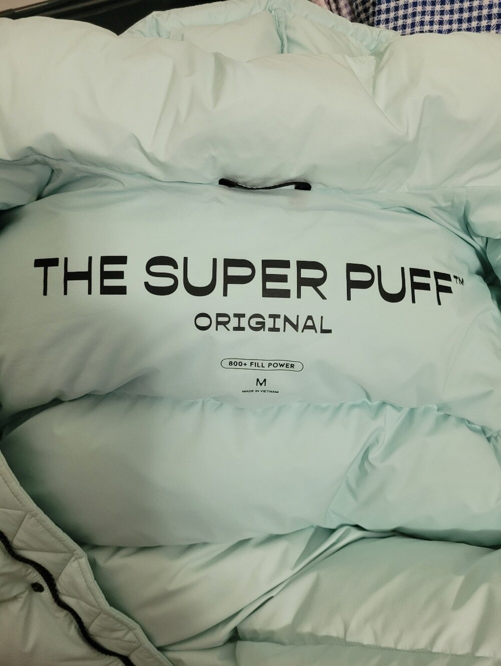 TNA SUPER PUFF CLIMATTE FABRIC WOMENS MEDIUM POWDER BLUE 800 FILL - Picture 4 of 6